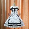 Fille Lolita robe gâteau jupe Tutu robe Anime fille Costume Lolita Cosplay Costume dentelle arc cour robe taille princesse jupe