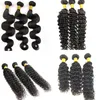 Brasilianska hårbuntar Virgin Human Hair Weave Straight Wefts 834 tum obearbetad peruansk indisk malaysisk färgbar hår extensio5301514