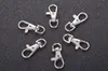 Silver Lobster Swivel Clasp Key Ring Clip 4mm Jewellery Findings Metal Split Ring Clip Hook Keyring Buckle Clasp Key Chain