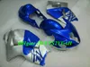 Suzuki Hayabusa için Enjeksiyon Kalıp Kalıcılık Kiti GSXR1300 96 99 00 07 GSXR 1300 1996 2007 ABS Mavi Gümüş Periler Set + Hediyeler SG08