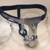Dispositifs de chasteté nouveau cadenas respirant repensé dispositif de ceinture de chasteté masculine Plug D anneau adulte Bondage Bdsm Sex Toy # R45