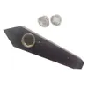 DingSheng Natural Blue Goldstone Quartz Smoking Pipe Crystal Stone Wand Point Cigars Pipes With 3 Metal Filters For Health Smoking