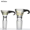 Herb Holder Glass Bowl Slide Colorful Bowl Smoking Accessories 14mm 18mm Male for Bongs Water Pipes Dab Oil Rigs