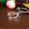 Whole 925 Sterling Silver Engagement Wedding Ring Semi Mount 8x8mmラウンドカボチョンアンバーアゲートガーネットリング設定5927870