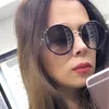 Luxury Round Sunglasses Women Fashion Red Green Eyewear Female Vintage Retro Circle Sun Glasses Eyewear Superstar 3420027