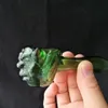 Glass Smoking Pipes Manufacture Hand-blown bongs New colored ghost skull glass pipe