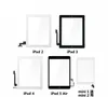 Wysokiej jakości iPad Air 2 Ekran dotykowy Panel Szkło Digitizer z przyciskami Klej Klej Montaż do iPada Air 2 iPad 5 6 mini 60 szt