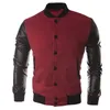 Men running jacket Coat Sport fitness PU Leather Long sleeves Slim Gym Soccer basketball Outdoor training Jogging Jacket clothes7333682