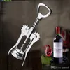 Stainless Steel Bottle Opener Waiter Metal Red Wine Opener Corkscrew Bottle Handle Bottle Pumps Corkscrews Cork Out Tool C165