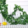 Artificial Plants fake Plants artificial Flowers Silk Grape Leaves Hanging Garlands wall decor wreath Faux Vine Wedding Decoration For Home