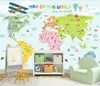 世界地図壁紙壁画