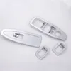 Car Window Glass Lifting Buttons Frame For BMW X1 F48 2016-18 X2 2018 ABS 4pcs Auto Door Armrest Panel Decoration Decals