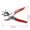 Sunshinejewelry Hole Punch Plier Tool For Duty Strap Leather Paper Bags Watch Revolving DIY Crafts Belt and Jeans Buttons6768995