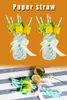 pineapple straws drink straw party suppliers cake decor bar decoration party decoration pineapple is made by environmental protec9391994