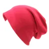 Unisex Baumwolle Beanies Hüte Slouch Winter Warme Mütze Einfarbig Turban Kappe Hip Hop Motorhaube Hüte Für Frauen Männer