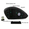 USB 2 4 GHz Drahtlose optische Maus 800-1200-1600 DPI Drei Gänge einstellbar Vertikale Maus 5 Tasten Vertikale Maus für Laptop Des244C