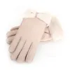 Whole - Gants d'hiver chauds en cuir pour dames, gants en laine véritable, assurance qualité à 100%2264