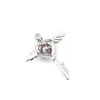 925 Sterling Silver Pick a Pearl Cage Heart Key Wing Locket Pendant Collana Boutique Lady Gift