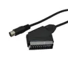 Cabo scart de 1.8m, 6 pés, para sega mega drive 2 md2 genesis 2, durável, rgb, áudio e vídeo, cabo av, dhl, fedex, ups, frete grátis