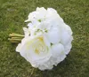 2019 Najnowszy Tanie Wiele Kolor Wedding Bukiet Bukiet Wysokiego poziomu Mix Sztuczne Rose Kwiat z Chin