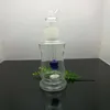 Super Big Mouth Rose Glas Filter Wasserflasche Glas Bbong Wasserpfeife Titan Nagelschleifer, Glas Bubbler für Pfeifenmischungsfarben