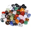 200g Assorted Tumbled ädelsten blandade stenar Naturliga regnbåge Ametist Aventurine Färgglada Rock Mineral Agate för Chakra Healing Reiki