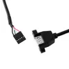 Câble d'extension adaptateur de câble femelle 5 broches vers USB pour carte mère