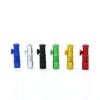 Coloré Mini Snuff Fumer Pipes Outil Fil Forme En Alliage D'aluminium Haute Qualité Boîte De Rangement Utilisations Multiples Conception Innovante Bouteille Amovible Porte-Cigarette