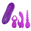 Sex Massager Sex Massagersex MassagerFemale Vibrator 3 Massagers Headgears G-Spot Vagina Clit Vibrator Massage Magic AV Vibrator Sex Toy for Woman