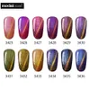 10ml UV Kameleon Gel Nail 3d Magnetyczny Cat Eye Soak Off Gel UV Polski Glitter Lakier 12 kolorów do wyboru