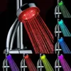 Ugello del rubinetto della testa della doccia dell'acqua luminosa a LED Accessori per doccia da bagno a luce colorata idroelettrica automatica a mano