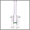 Hookah Twins Joint Glass Bong 1pc Honeycomb Percolator Mini Shisha Bubbler Double 18mm Bowl Dab rig