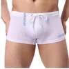 Nouveau maillot de bain hommes maillot de bain Boxer slips natation short de bain troncs hommes maillots de bain pantalons 2017 été sexy shorts de plage XL