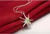 50pcs Hot Gold and silver double color Double starfish pendant Necklace Factory direct selling price Christmas Gift For men women