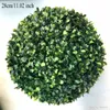 2PCS Große Grüne Künstliche Pflanze Ball Topiary Baum Buchsbaum Hochzeit Home Outdoor Dekoration pflanzen kunststoff gras ball