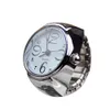 Cadran Quartz analogique montre créative en acier Cool élastique Quartz bague montre 9.61