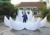 6m Giant Allowing Bride Inflatable Wedding Flower for Couple or Bride Inside