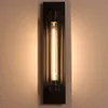 Retro vägglampa vintage industriell smidesjärn väggljus lampan med t300 glödlampa för restaurang vardagsrum badrumsblack4484504