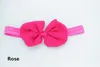 14 farben Neugeborenen Baby Mädchen Stirnbänder Bogen Blume Stirnband Infant Kinder Boutique Bögen Haarbänder Kinder Haar Zubehör Kopfschmuck