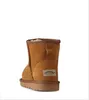 Vente chaude Top Classique Femmes 58541 mini botte de neige Marque populaire Australie Bottes En Cuir Véritable Mode Femmes Bottes De Neige