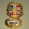 Frete grátis 20 pçs / lote, praias D-Day 1944 Normandy Medallion Moeda em cápsula Novo, Desafio Coin
