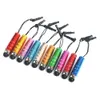 500pcsLot Mini Bullet Stylus Touch Pen With Dust Plug For Mobile Cell Phone Tablet PC For Capacitive Screen3782915