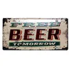 Drinken Bierproces Auto Metalen Kenteken Vintage Home Decor Tin Sign Bar Pub Garage Decoratieve metalen teken Kunst Schilderen Plaque