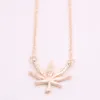 2018 Plant shape pendant necklace Maple leaf pendant necklace designed for women Retail and wholesale mix