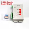 APA102 LED Controller,APA102C APA107 HD107S SK9822 T-1000C sd card led pixel controller(T-1000S C Version);SPI signal output,max 2048pixels