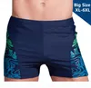XL-6XL Plus Storlek Badkläder Män Swimming Trunks Zipper Pocket Baddräkt Mens Swim Shorts Beach Man Wear Boxer Briefs Badkläder