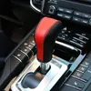 Äkta läder Center Console Gear Shift Handle Sleeve Dekoration Skydd Trim för Porsche Cayenne 2011-17 Biltillbehör