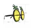 Hawaiian Beach Pineapple Solglasögon Gul Ölglasögon Henparty Fancy Dress Glasögon Rolig Halloween Gift Fashion Favorit