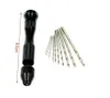 0,6-2,0mm 21 Stücke Twist Bohrer Precision Pin Schraubstock Mini Hand Bohrer Set Rotary Tools