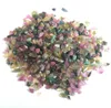 100g Natural Rainbow Tourmaline Stones Tumbled Chips Färgglada Crystal Gem Minerals Specimen Chakra Healing Party Gifts Fengshui Dekoration